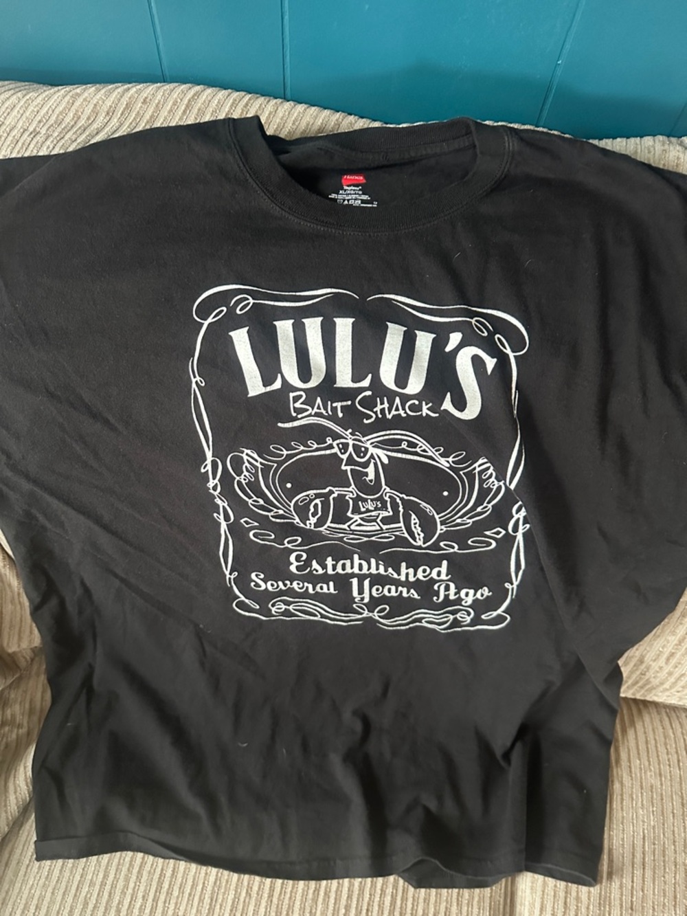 Logo Crew Neck Tee - Black